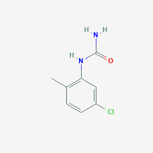 molecular formula C8H9ClN2O B1346158 (5-Chloro-2-methylphenyl)urea CAS No. 5428-48-8