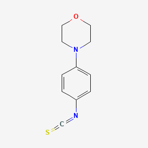 molecular formula C11H12N2OS B1346160 4-Morpholinophenyl isothiocyanate CAS No. 51317-66-9