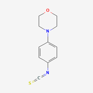 molecular formula C11H12N2OS B1346160 4-(4-Isothiocyanatophenyl)morpholine CAS No. 51317-66-9