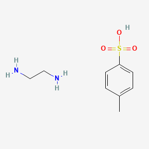 molecular formula C9H16N2O3S B1346162 Ethylenediamine p-toluenesulphonate CAS No. 7294-10-2