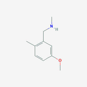 molecular formula C10H15NO B13461689 [(5-Methoxy-2-methylphenyl)methyl](methyl)amine 