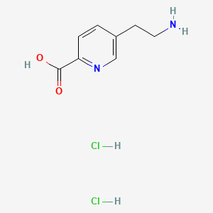 molecular formula C8H12Cl2N2O2 B13461841 5-(2-Aminoethyl)pyridine-2-carboxylic acid dihydrochloride 