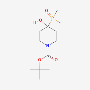 molecular formula C12H24NO4P B13461912 Tert-butyl 4-(dimethylphosphoryl)-4-hydroxypiperidine-1-carboxylate 
