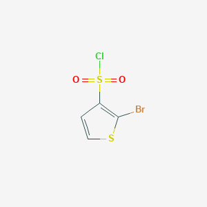molecular formula C4H2BrClO2S2 B13461913 2-Bromothiophene-3-sulfonyl chloride 