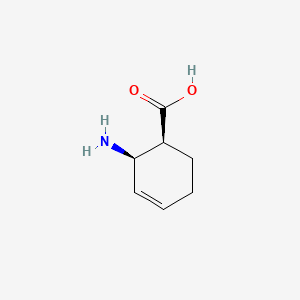 molecular formula C7H11NO2 B13461918 (1S,2R)-2-Amino-cyclohex-3-enecarboxylic acid 