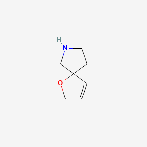 molecular formula C7H11NO B13461926 1-Oxa-7-azaspiro[4.4]non-3-ene 