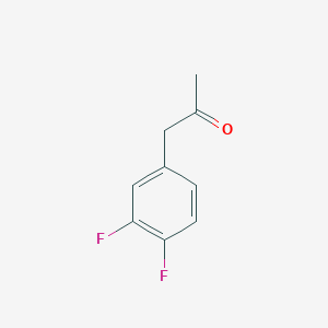 molecular formula C9H8F2O B1346201 1-(3,4-二氟苯基)丙酮 CAS No. 1017083-59-8