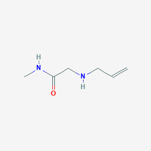 molecular formula C6H12N2O B13462014 N-methyl-2-[(prop-2-en-1-yl)amino]acetamide 