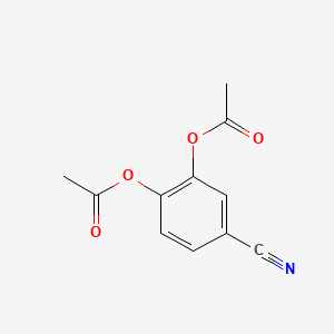 molecular formula C11H9NO4 B1346204 3,4-Diacetoxybenzonitrile CAS No. 203626-45-3