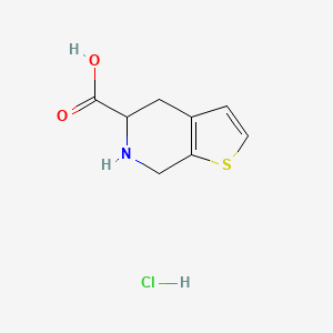 molecular formula C8H10ClNO2S B13462055 4H,5H,6H,7H-thieno[2,3-c]pyridine-5-carboxylic acid hydrochloride 