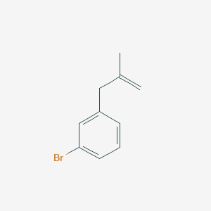 molecular formula C10H11B B1346209 3-(3-Bromophenyl)-2-methyl-1-propene CAS No. 371754-81-3