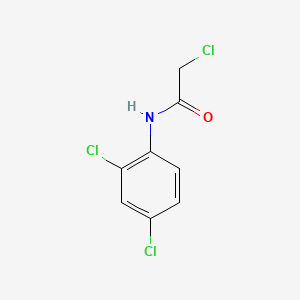 molecular formula C8H6Cl3NO B1346228 2-Chloro-N-(2,4-dichlorophenyl)acetamide CAS No. 6974-56-7