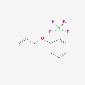 molecular formula C9H9BF3KO B13462285 Potassium (2-(allyloxy)phenyl)trifluoroborate 