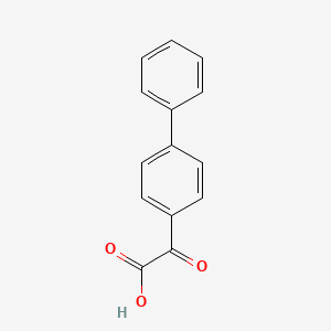 molecular formula C14H10O3 B1346231 2-Oxo-2-(4-phenylphenyl)acetic acid CAS No. 5449-21-8