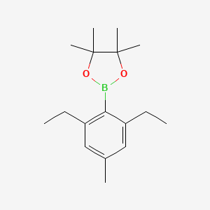 molecular formula C17H27BO2 B13462315 2-(2,6-Diethyl-4-methylphenyl)-4,4,5,5-tetramethyl-1,3,2-dioxaborolane 