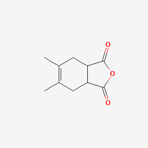 molecular formula C10H12O3 B1346235 5,6-Dimethyl-3a,4,7,7a-tetrahydro-2-benzofuran-1,3-dione CAS No. 13303-36-1