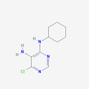 6-Chloro-N~4~-cyclohexylpyrimidine-4,5-diamine