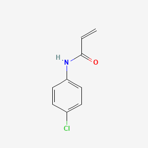 molecular formula C9H8ClNO B1346237 N-(4-氯苯基)丙烯酰胺 CAS No. 5453-48-5