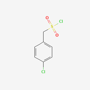 B1346238 (4-Chlorophenyl)methanesulfonyl chloride CAS No. 6966-45-6