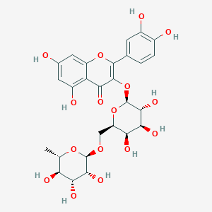 molecular formula C27H30O16 B134624 Quercetin 3-robinobioside CAS No. 52525-35-6