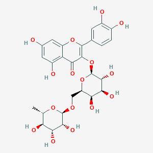 molecular formula C27H30O16 B134624 Quercetin 3-O-robinobioside CAS No. 52525-35-6
