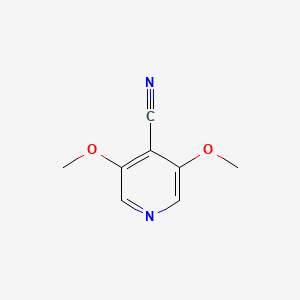 molecular formula C8H8N2O2 B13462428 3,5-Dimethoxypyridine-4-carbonitrile 