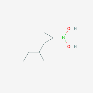 molecular formula C7H15BO2 B13462475 (2-(sec-Butyl)cyclopropyl)boronic acid 