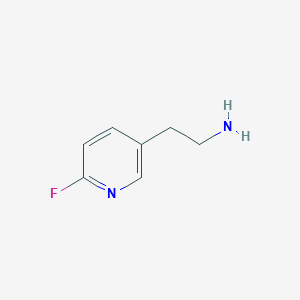 molecular formula C7H9FN2 B13462477 2-(6-Fluoropyridin-3-yl)ethanamine 