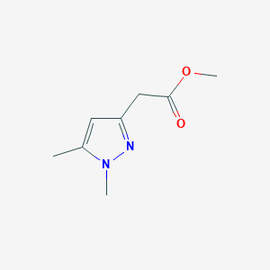 molecular formula C8H12N2O2 B13462490 methyl 2-(1,5-dimethyl-1H-pyrazol-3-yl)acetate 