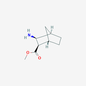molecular formula C9H15NO2 B13462531 methyl (1S,2R,3S,4R)-3-aminobicyclo[2.2.1]heptane-2-carboxylate 