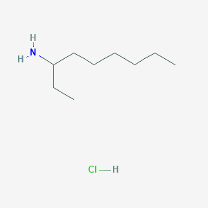 molecular formula C9H22ClN B13462578 Nonan-3-amine hydrochloride 