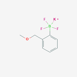 molecular formula C8H9BF3KO B13462593 Potassium trifluoro(2-(methoxymethyl)phenyl)borate 