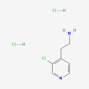 molecular formula C7H11Cl3N2 B13462622 2-(3-Chloropyridin-4-yl)ethan-1-amine dihydrochloride 