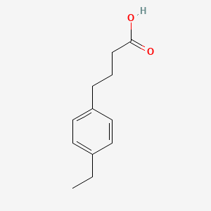molecular formula C12H16O2 B1346265 4-(4-Ethylphenyl)butanoic acid CAS No. 5467-53-8