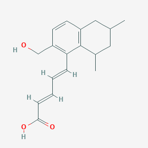 molecular formula C18H22O3 B134627 Arohynapene B CAS No. 154445-09-7