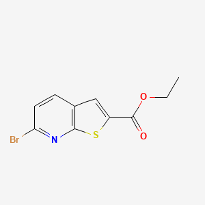 molecular formula C10H8BrNO2S B13462749 Ethyl 6-bromothieno[2,3-B]pyridine-2-carboxylate 