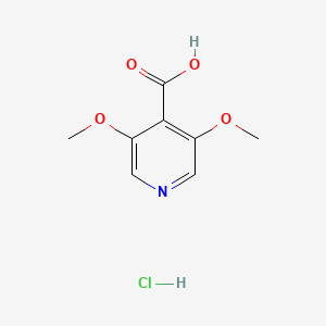 molecular formula C8H10ClNO4 B13462801 3,5-Dimethoxypyridine-4-carboxylicacidhydrochloride 