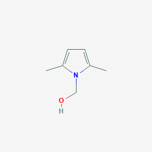 molecular formula C7H11NO B134629 2,5-Dimethyl-1H-pyrrole-1-methanol CAS No. 143756-01-8