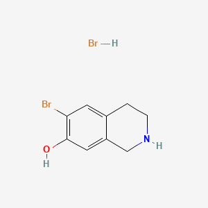 molecular formula C9H11Br2NO B13462956 6-Bromo-1,2,3,4-tetrahydroisoquinolin-7-olhydrobromide CAS No. 2913278-69-8