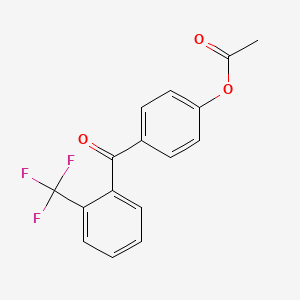 4-Acetoxy-2'-trifluoromethylbenzophenone