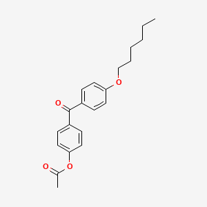 4-Acetoxy-4'-hexyloxybenzophenone
