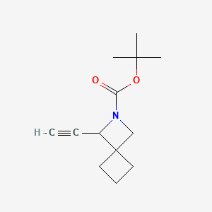 molecular formula C13H19NO2 B13463010 Tert-butyl 1-ethynyl-2-azaspiro[3.3]heptane-2-carboxylate 