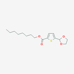 Octyl 5-(1,3-dioxolan-2-YL)-2-thiophenecarboxylate