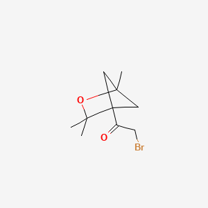 molecular formula C10H15BrO2 B13463317 2-Bromo-1-{1,3,3-trimethyl-2-oxabicyclo[2.1.1]hexan-4-yl}ethan-1-one 