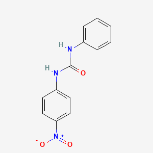 molecular formula C13H11N3O3 B1346336 1-(4-Nitrophenyl)-3-phenylurea CAS No. 1932-32-7