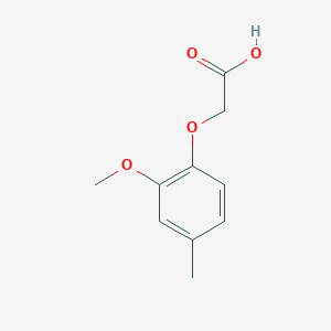 molecular formula C10H12O4 B1346338 (2-Methoxy-4-methyl-phenoxy)-acetic acid CAS No. 6270-23-1