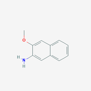 molecular formula C11H11NO B1346342 3-Methoxynaphthalen-2-amine CAS No. 67291-63-8