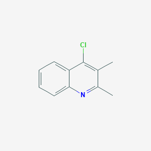 molecular formula C11H10ClN B1346354 4-Chloro-2,3-dimethylquinoline CAS No. 63136-62-9