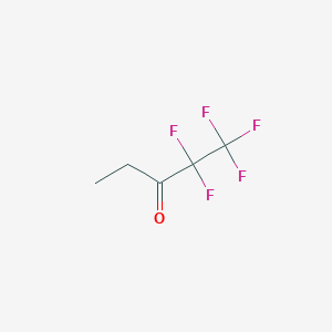 molecular formula C5H5F5O B1346364 Pentafluoroethyl ethyl ketone CAS No. 378-72-3