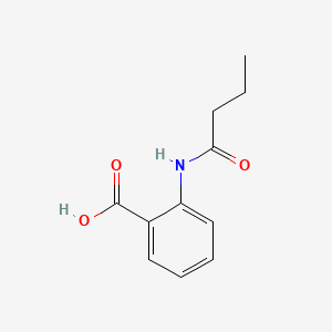 molecular formula C11H13NO3 B1346369 2-(Butyrylamino)benzoic acid CAS No. 6328-94-5